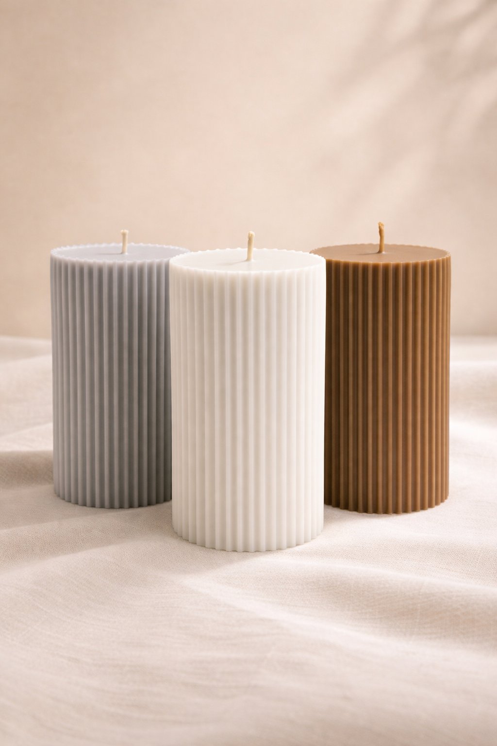 Dusk & Clay — Ribbed Pillar Collection